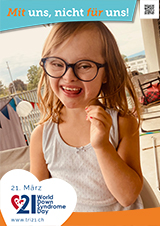 Poster zum Welt Down-Syndrom Tag 2023