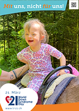 Poster zum Welt Down-Syndrom Tag 2023