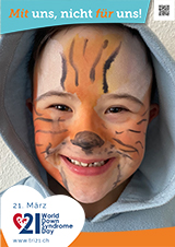 Poster zum Welt Down-Syndrom Tag 2023