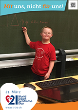 Poster zum Welt Down-Syndrom Tag 2023