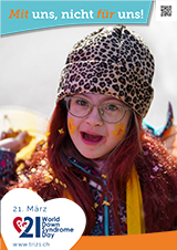 Poster zum Welt Down-Syndrom Tag 2023