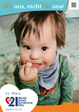 Poster zum Welt Down-Syndrom Tag 2023