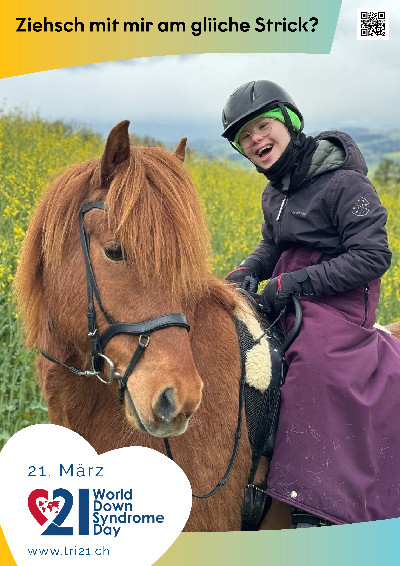 Plakataktion 2025 'Ziehsch mit mir am gliiche Strick?'