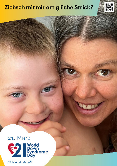 Plakataktion 2025 'Ziehsch mit mir am gliiche Strick?'