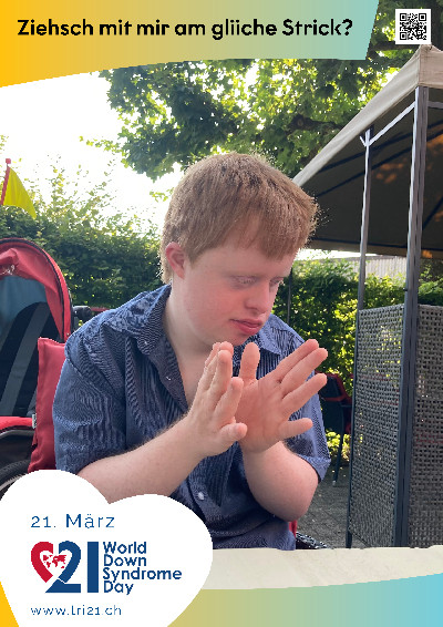 Plakataktion 2025 'Ziehsch mit mir am gliiche Strick?'