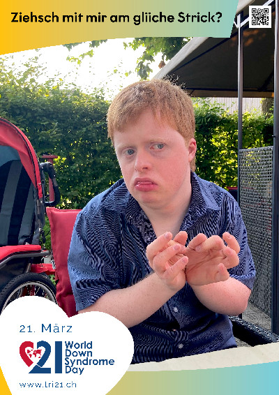 Plakataktion 2025 'Ziehsch mit mir am gliiche Strick?'