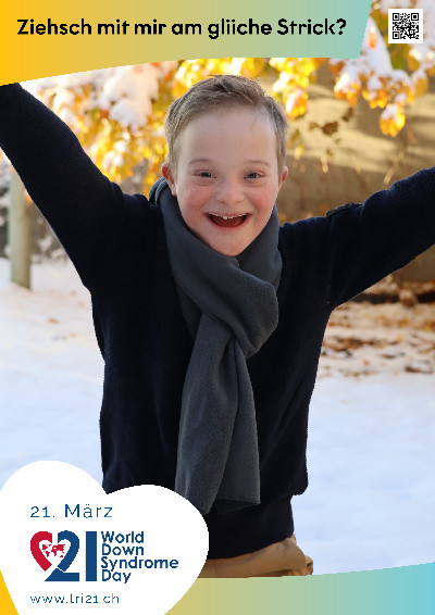 Plakataktion 2025 'Ziehsch mit mir am gliiche Strick?'