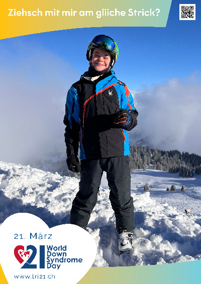 Plakataktion 2025 'Ziehsch mit mir am gliiche Strick?'