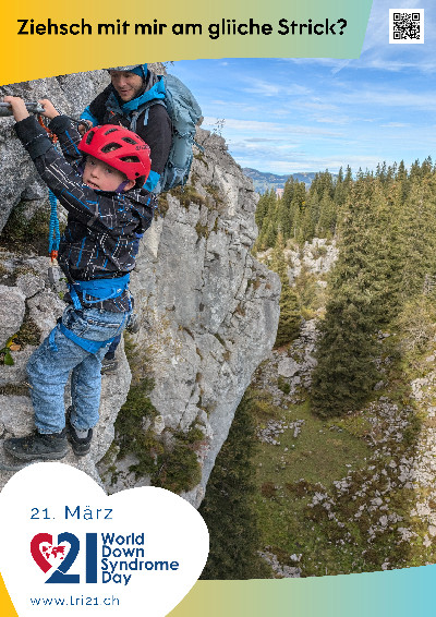 Plakataktion 2025 'Ziehsch mit mir am gliiche Strick?'