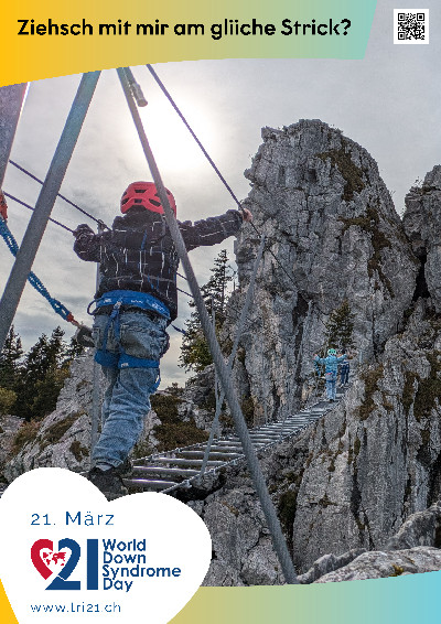 Plakataktion 2025 'Ziehsch mit mir am gliiche Strick?'