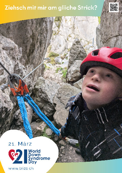 Plakataktion 2025 'Ziehsch mit mir am gliiche Strick?'