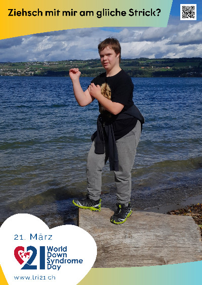 Plakataktion 2025 'Ziehsch mit mir am gliiche Strick?'