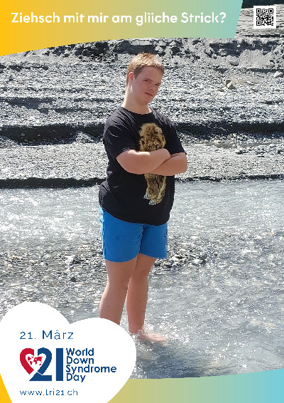 Plakataktion 2025 'Ziehsch mit mir am gliiche Strick?'