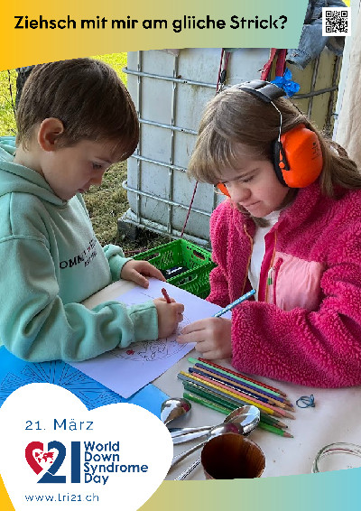 Plakataktion 2025 'Ziehsch mit mir am gliiche Strick?'