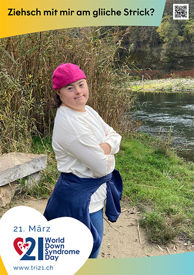 Plakataktion 2025 'Ziehsch mit mir am gliiche Strick?'