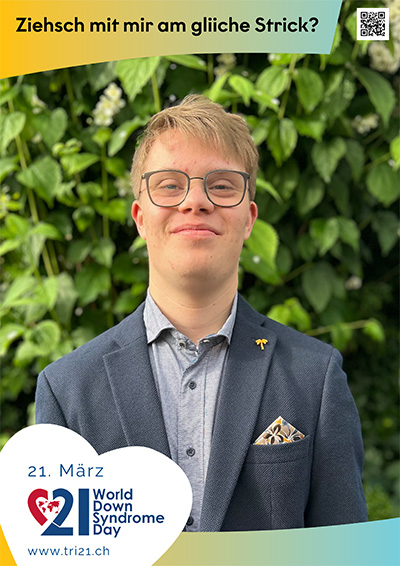 Plakataktion 2025 'Ziehsch mit mir am gliiche Strick?'