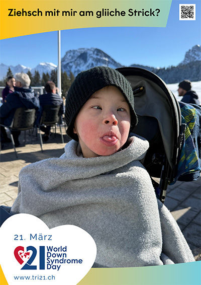 Plakataktion 2025 'Ziehsch mit mir am gliiche Strick?'