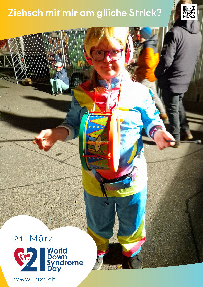 Plakataktion 2025 'Ziehsch mit mir am gliiche Strick?'