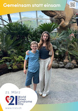 Posteraktion zum Welt Down-Syndrom Tag 2025