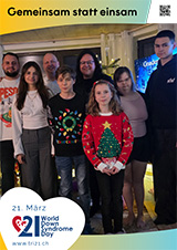 Posteraktion zum Welt Down-Syndrom Tag