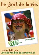 Affiche pour la journe mondiale de la trisomie 21