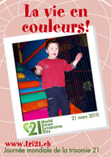 Affiche pour la journe mondiale de la trisomie 21