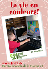 Affiche pour la journe mondiale de la trisomie 21