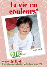 Affiche pour la journe mondiale de la trisomie 21