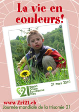 Affiche pour la journe mondiale de la trisomie 21