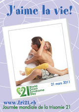 Affiche pour la journe mondiale de la trisomie 21
