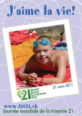 Affiche pour la journe mondiale de la trisomie 21