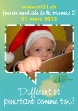 Affiche pour la journe mondiale de la trisomie 21