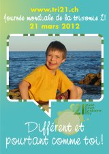 Affiche pour la journe mondiale de la trisomie 21