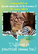 Affiche pour la journe mondiale de la trisomie 21