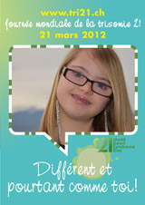 Affiche pour la journe mondiale de la trisomie 21