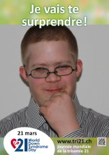 Affiche pour la journe mondiale de la trisomie 21