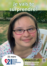 Affiche pour la journe mondiale de la trisomie 21