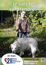 Affiche pour la journe mondiale de la trisomie 21
