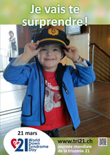 Affiche pour la journe mondiale de la trisomie 21