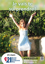 Affiche pour la journe mondiale de la trisomie 21