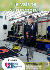 Affiche pour la journe mondiale de la trisomie 21