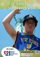 Affiche pour la journe mondiale de la trisomie 21