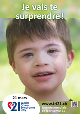 Affiche pour la journe mondiale de la trisomie 21
