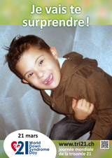 Affiche pour la journe mondiale de la trisomie 21