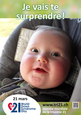 Affiche pour la journe mondiale de la trisomie 21