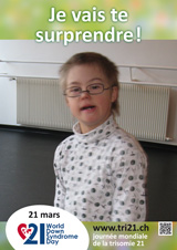 Affiche pour la journe mondiale de la trisomie 21
