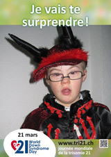 Affiche pour la journe mondiale de la trisomie 21