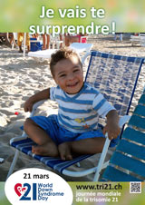 Affiche pour la journe mondiale de la trisomie 21