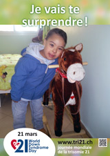 Affiche pour la journe mondiale de la trisomie 21