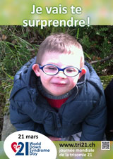 Affiche pour la journe mondiale de la trisomie 21